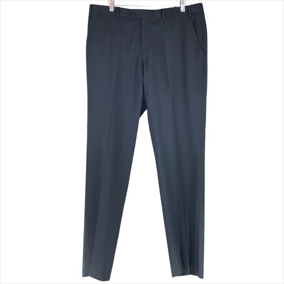 JOHN VARVATOS STAR USA Thompson Wool Lightweight Dress Pants Dark Gray Size 36R - Picture 1 of 7